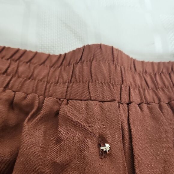 Suzy Shier Brown A-Line Pleated Skirt - Picture 13 of 16